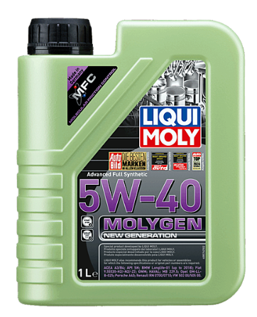 Envase de aceite LIQUI MOLY LIQUI MOLY MOLYGEN 5W40 FULL SINTETICO - QT 1LT grado 5W40 - Lubricentro Piloto